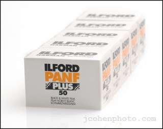 Rolls Ilford Pan F 50 ISO 35mm 36 exp B&W Film 2013  