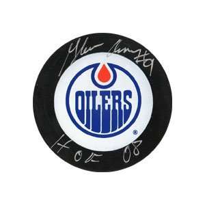  Glenn Anderson Autographed Puck
