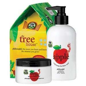 philosophy   the tree house   charity apple hand wash & hand cream set 