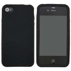  Apple iPhone 4 Skin   Black Cell Phones & Accessories