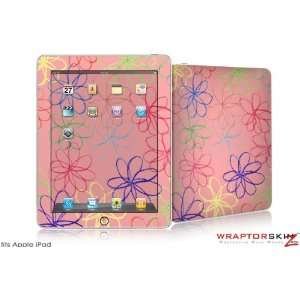  iPad Skin   Kearas Flowers on Pink   fits Apple iPad by 