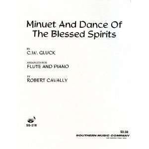  Minuet and Dance of the Blessed Spirits Flute / Piano Gluck 