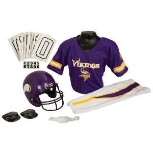  Minnesota Vikings Youth NFL Deluxe Helmet and Uniform Set 