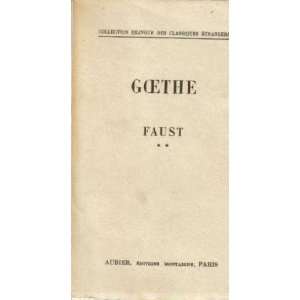 Faust tome 2 (bilingue) Goethe  Books