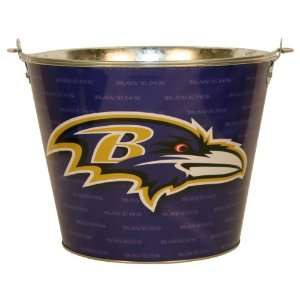  Baltimore Ravens Metal Beer Bucket (Holds 6+ Beers and Ice 