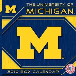  Michigan Wolverines 2010 Box Calendar