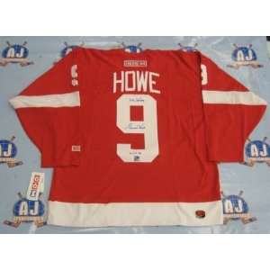  Gordie Howe Autographed Jersey   Authentic with Mr. HOF 