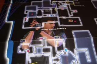 Resident Evil Code Veronica MAP Poster CIty CAPCOM RARE  