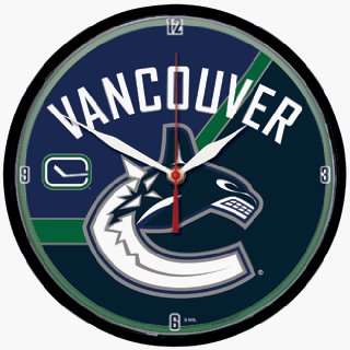 NHL Vancouver Canucks Team Logo Wall Clock *SALE*  Sports 