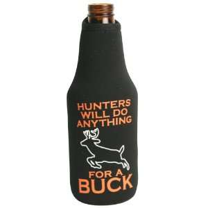   Anything for a Buck Zipper Long Neck Bottle Coolie