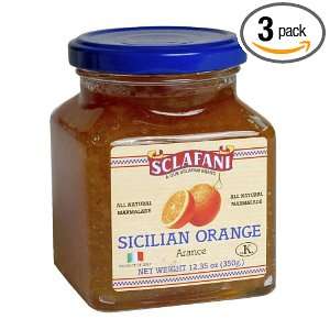 Sclafani All Natural Sicilian Orange Marmalade (Arance) 3 jars plus 5 