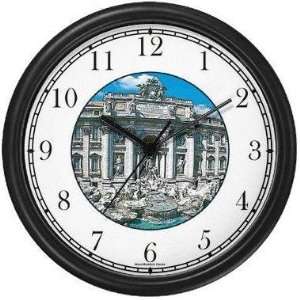 Trevi Fountain Rome, Italy #2 (JP6) Famous Lankmarks Clock by 
