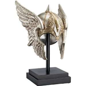  Norse Mythology Valkyrie Goddess Helmet Statue Sculpture 