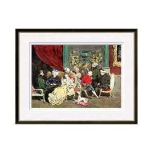 Le Faubourg Saintgermain Engraved By Delpech 1828 Framed Giclee Print 