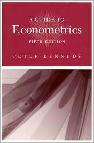   Econometrics, (026261183X), Peter Kennedy, Textbooks   