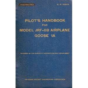    Grumman JRF 6 Aircraft Pilots Handbook Manual Grumman Books