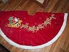 RED VELVET POTTERY BARN CHRISTMAS TREE SKIRT The Taylors items in 