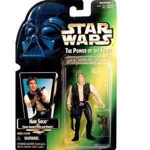   Green Card Han Solo with Heavy Assault Rifle and Blaster Toys & Games