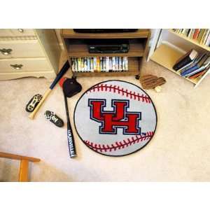  BSS   Houston Cougars NCAA Baseball Round Floor Mat (29 