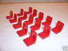 LEGO  SEATS / CHAIRS   Red (15 pcs)   NEW