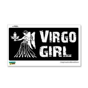 Virgo Girl   Zodiac Horoscope Sign   Window Bumper Sticker 