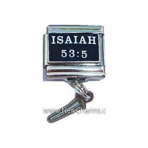  Dangle Isaiah 53 5 Italian Charm Bracelet Jewelry Link 