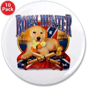   Button (10 Pack) Born Hunter Yellow Lab Labrador 