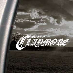  Claymore Decal Clare Japanese Anime Window Sticker 