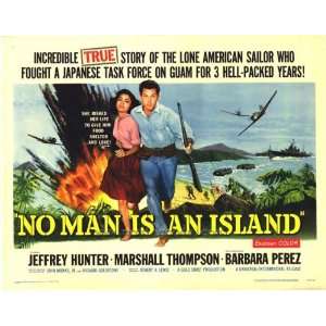  No Man Is an Island Movie Poster (22 x 28 Inches   56cm x 
