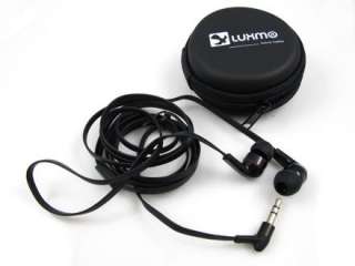 FLAT 14 LUXMO 3.5mm Black Earphone Flat Cable Design 885926023612 