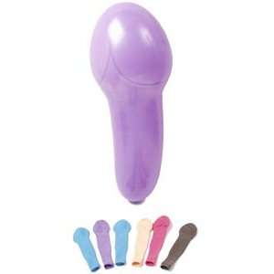  Rude Mult Coloured Willy Balloons Toys & Games