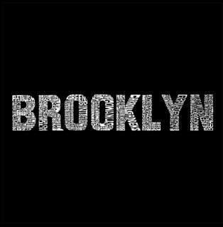 Mens Brooklyn Word Art Hooded Sweatshirt   FREE SHIP  