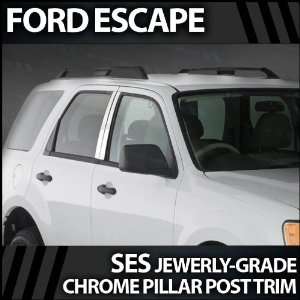  2008 2012 Ford Escape 4pc SES Chrome Pillar Trim Covers 