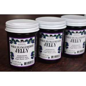 Wild Huckleberry Jelly   8oz  Grocery & Gourmet Food
