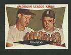 American League Kings Fox Kuenn 1960 Topps Card #429