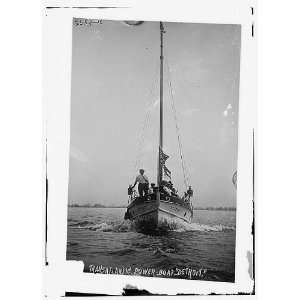  Photo Trans Atlantic power boat DETROIT 1910