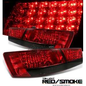    2006 2007 HYUNDAI SONATA RED/SMOKE TAIL LIGHT 06 07 LED Automotive