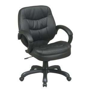  Office Star Deluxe   Mid Back Conference Chair With Pillow 