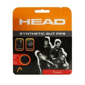  Head Synthetic Gut PPS 16 g Tennis String (Black) [Misc 