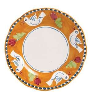  Vietri Campagna Uccello Bird Service Plate/Charger 12 In 