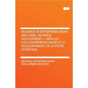  in Entrepreneurship and Small Business Development  Articles 