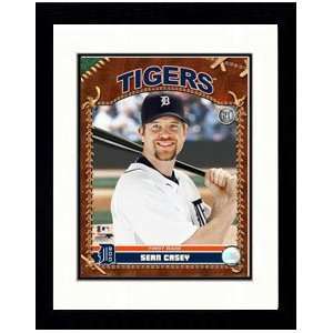  Detroit Tigers   07 Sean Casey Studio Framed Photo 