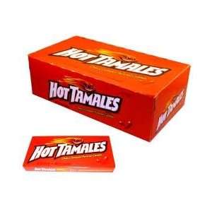 Hot Tamales (1 Box of 24   .78oz Individual Packs)  