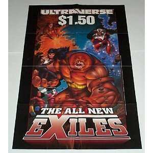 1990s Marvel Malibu Comics X Men Juggernaut & Exiles Ultraverse Comic 