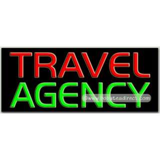 Travel Agency Neon Sign  Grocery & Gourmet Food