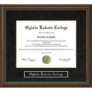  Oglala Lakota College (OLC) Diploma Frame Sports 
