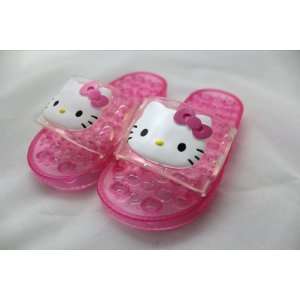  Licensed Hello Kitty Pink Kids 6 Beach Bathroom Slippers 