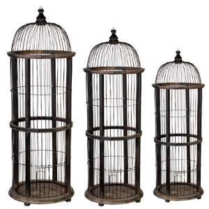  Round Bird Cage Set Of 3