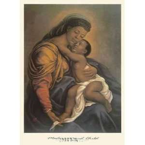 Madonna and Child Tim Ashkar. 21.38 inches by 28.50 inches. Best 