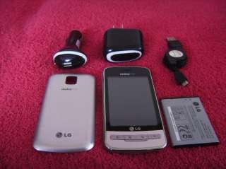   LG MS690 OPTIMUS M Android Touch Screen SmartPhone BUNDLE W/ Chargers